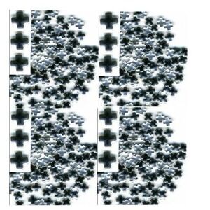 CROSS Smooth Nailhead 5mm Hot Fix  SILVER    2 Gross  288 Pieces